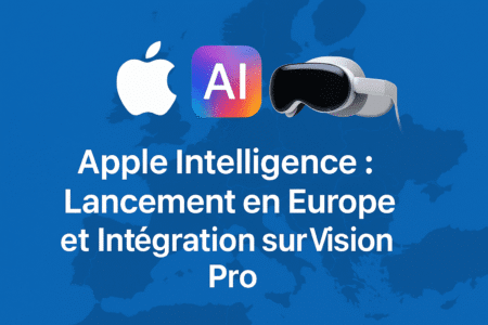 Apple Intelligence : Lancement en Europe et Intégration sur Vision Pro
