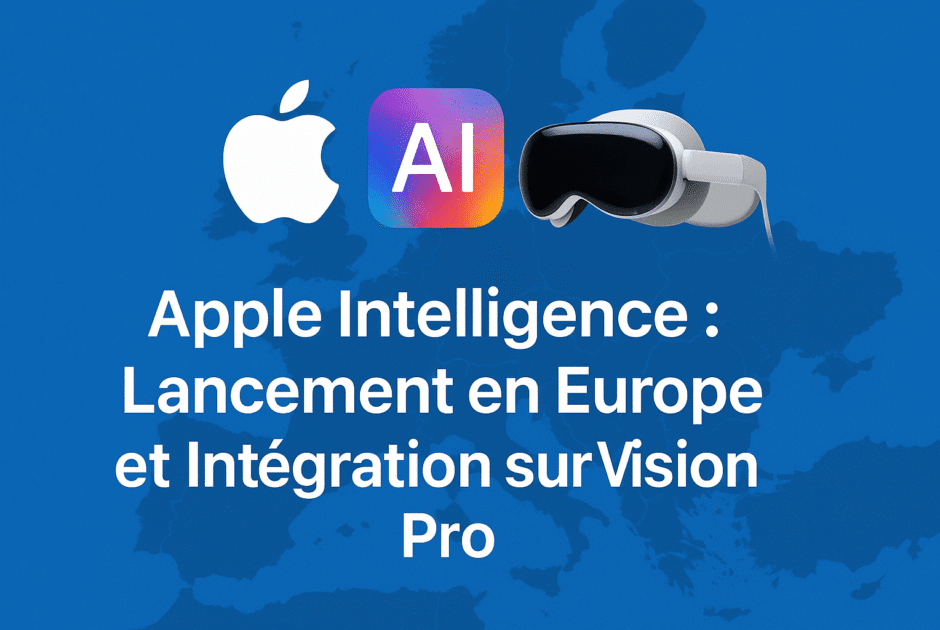 Apple Intelligence : Lancement en Europe et Intégration sur Vision Pro