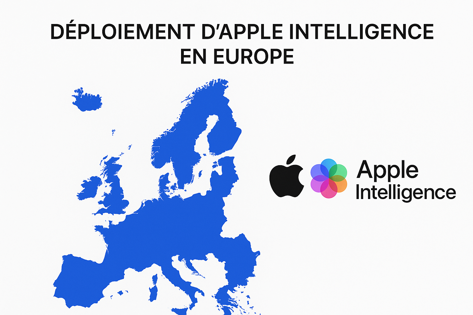 Déploiement d'Apple Intelligence en Europe
