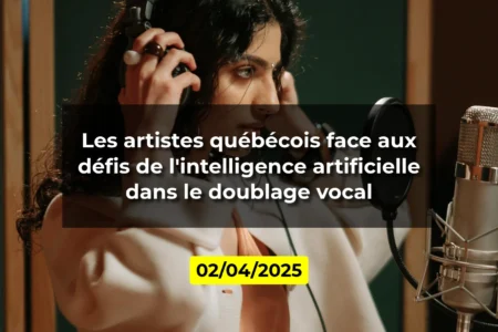 Les artistes québécois face aux défis de l'intelligence artificielle dans le doublage vocal