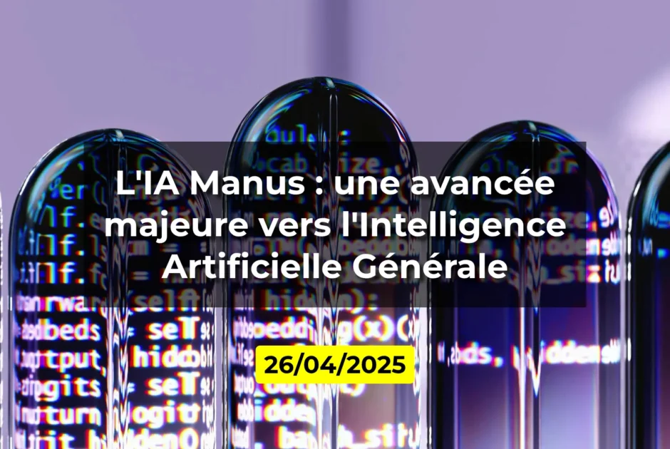 L'IA Manus : une avancée majeure vers l'Intelligence Artificielle Générale