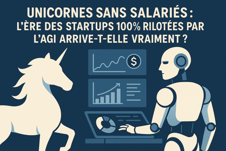 Unicornes sans salariés : L'ère des startups 100% pilotées par l'AGI arrive-t-elle vraiment ?