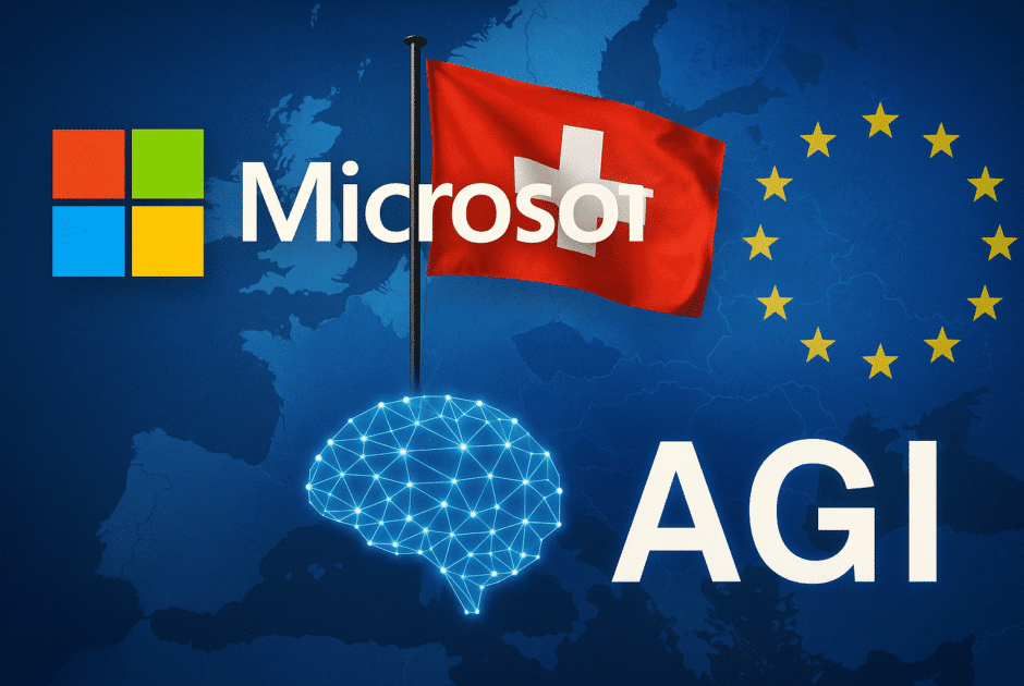 Microsoft frappe en Suisse : L'offensive européenne sur l'AGI débute-t-elle vraiment ?