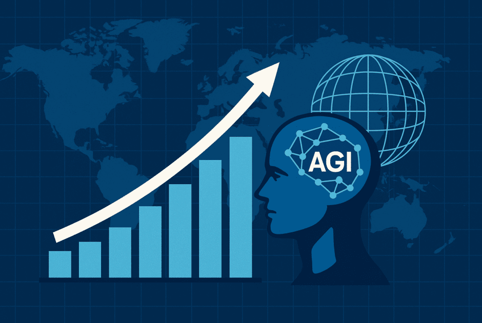 Croissance exponentielle : l'AGI bouleverse-t-elle vraiment la trajectoire économique mondiale ?