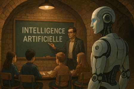 Première Classe avec l'AGI : Récit de la Rentrée Souterraine de l'Intelligence Artificielle Forte dans l'Éducation Française (2025)
