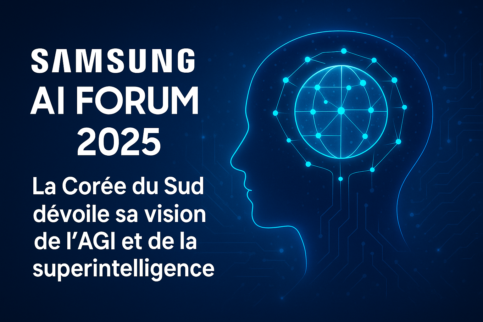 Samsung AI Forum 2025 : La Corée du Sud dévoile sa vision de l'AGI et ...