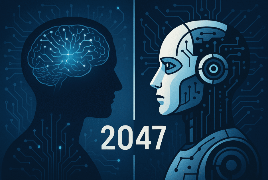 Singularité IA en 2047 : Analyse exclusive du pari qui divise la tech mondiale