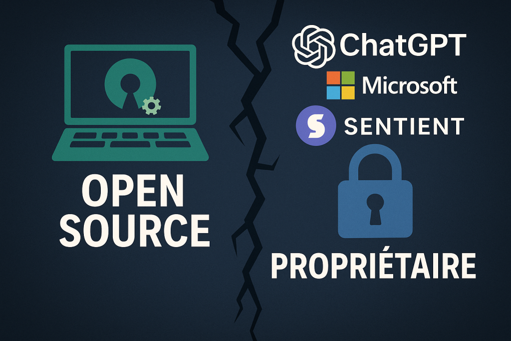 AGI: La fracture open source vs propriétaire explose-t-elle après le verrouillage de ChatGPT (Microsoft) et l'offensive Sentient?