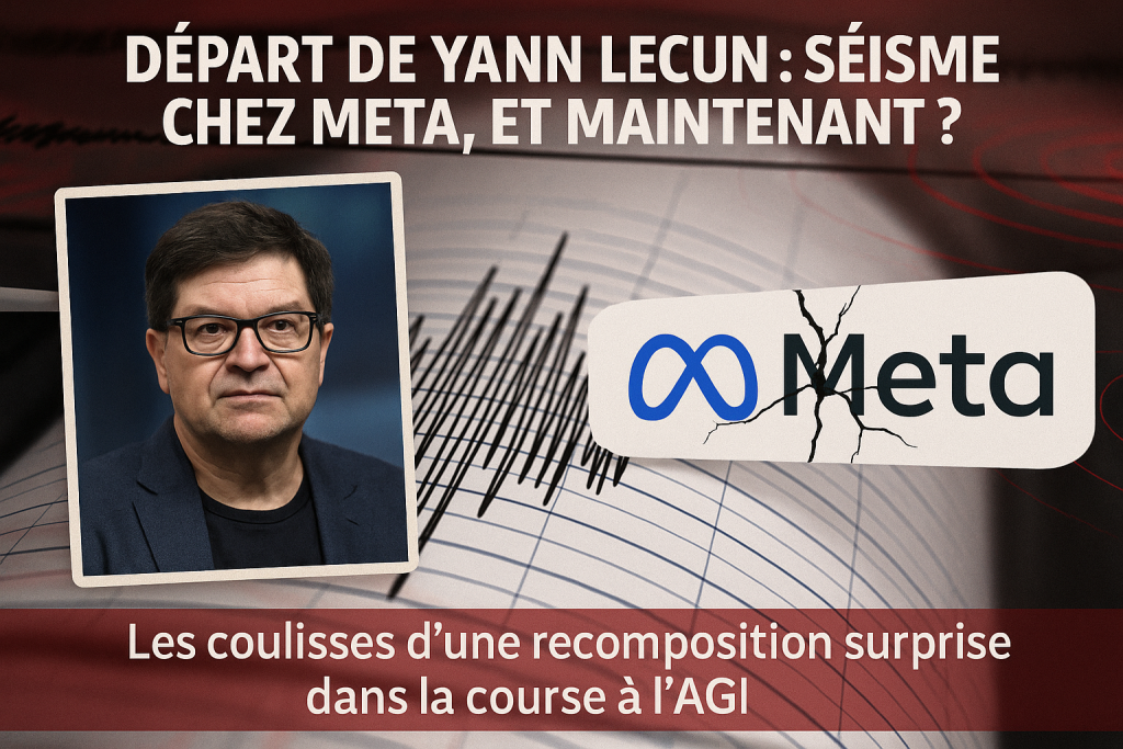 Départ de Yann LeCun : Séisme chez Meta, et maintenant ? Les coulisses d'une recomposition surprise dans la course à l'AGI