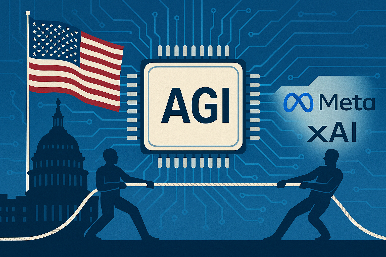 Guerre totale des talents pour l'AGI : la nouvelle compétition publique-privée bouleverse la tech mondiale (xAI, Maison-Blanche, Meta…)