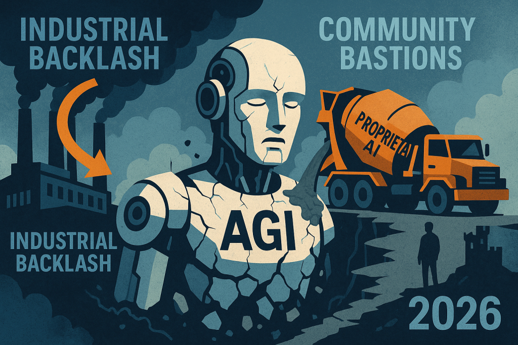 AGI Open Source : Menace d'Effondrement ? Entre Backlash industriel, bétonnage propriétaire et derniers bastions communautaires (2026)