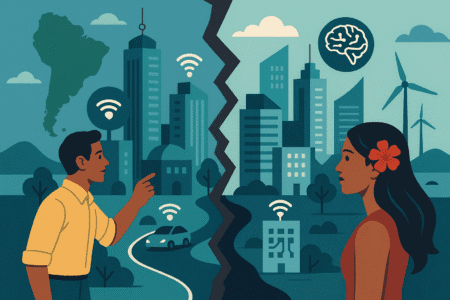 Éclatement des pôles AGI: Quand l'Amérique du Sud et le Pacifique créent leurs propres cités intelligentes – Le réveil oublié de 2026