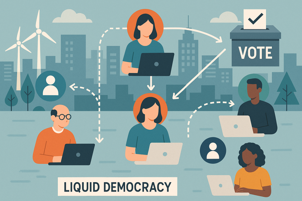 Gouvernance déléguée : Quand les AGI expérimentent la liquid democracy dans des villes pilotes (signal faible 2026)
