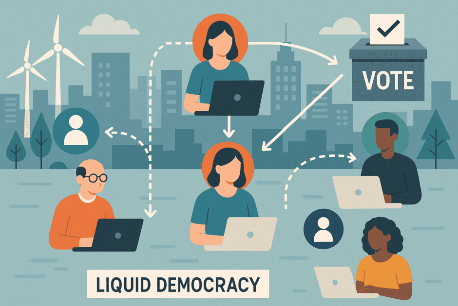 Gouvernance déléguée : Quand les AGI expérimentent la liquid democracy dans des villes pilotes (signal faible 2026)