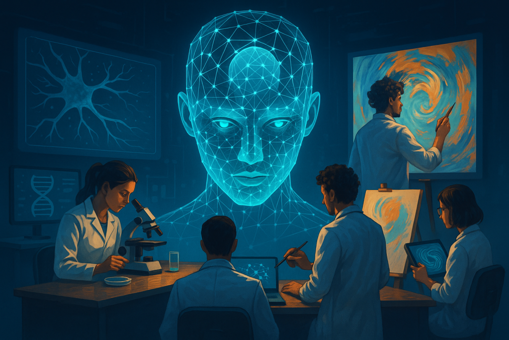 Révolutions silencieuses : Les premiers laboratoires de créativité scientifique et artistique pilotés par une AGI (janvier 2026)