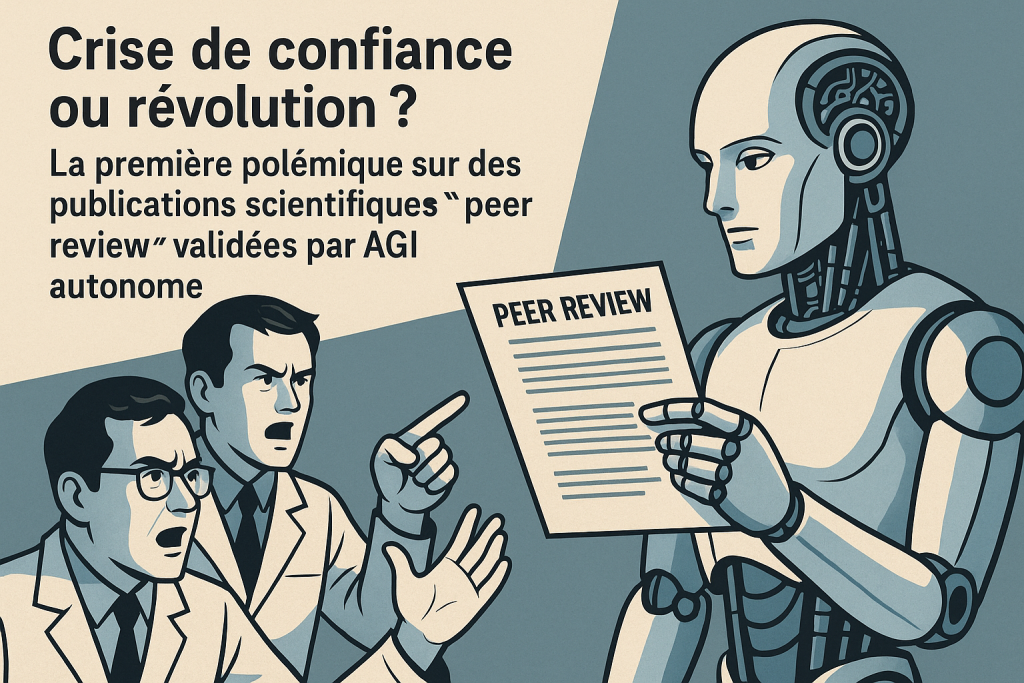 Crise de Confiance ou Révolution ? La Première Polémique sur des Publications Scientifiques " Peer Review " Validées par AGI Autonome
