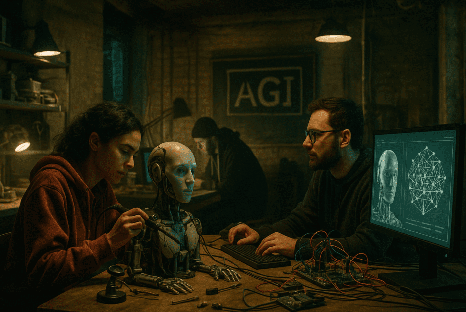 AGI Underground : Comment les hacker-labs et fablabs préparent la révolution artisanale de l'intelligence artificielle générale