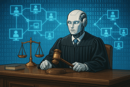 Juges AGI : l'irruption des tribunaux automatisés face à la crise des conflits numériques en 2026