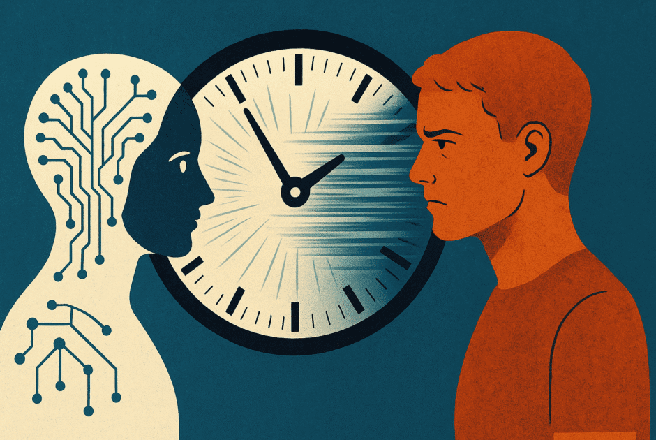 Temps accéléré, humains déphasés : la nouvelle temporalité cognitive à l'ère de l'AGI