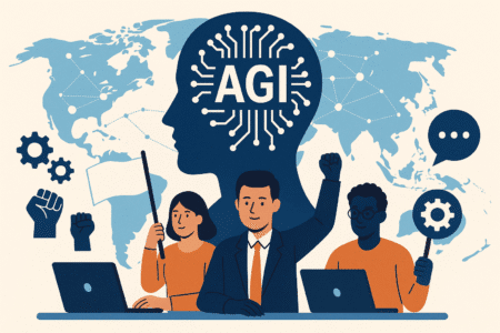 AGI, Auto-Organisation et Syndicats Numériques : Premiers Signaux Faibles d'une Alliance Cognitive Mondiale