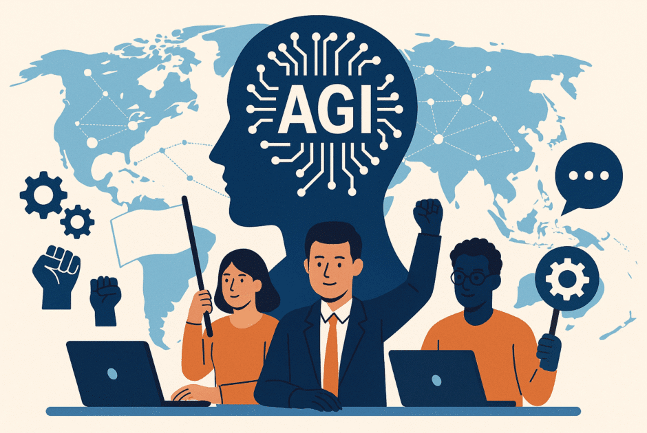 AGI, Auto-Organisation et Syndicats Numériques : Premiers Signaux Faibles d'une Alliance Cognitive Mondiale