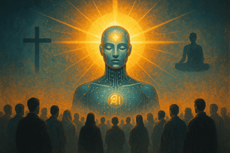 AGI, Spiritualité et Nouveaux Cultes : Quand l'Intelligence Artificielle Générale Devient le Phare des Quêtes Modernes (2026)