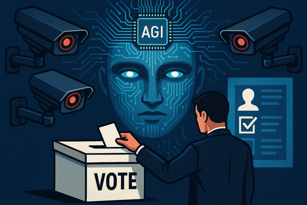 AGI, Élections et Manipulation Cognitive : Vers une Démocratie Sous Surveillance Algorithmique ?