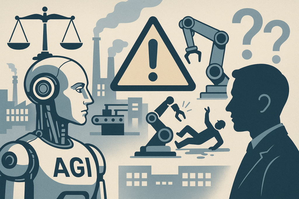 AGI industrielle : Défaillance, accident... qui sera responsable ? Le casse-tête juridique inédit de l'ère IA forte
