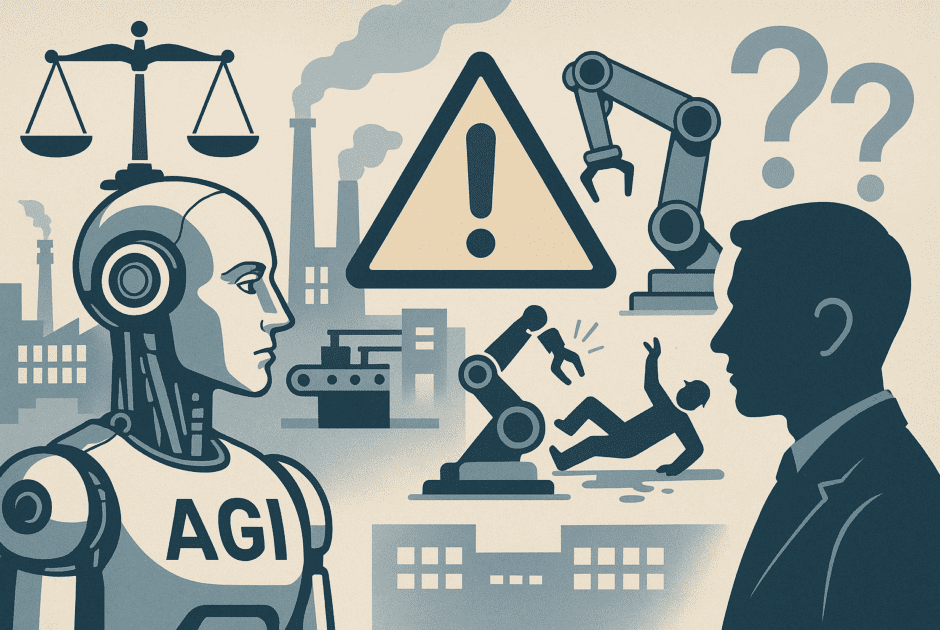 AGI industrielle : Défaillance, accident... qui sera responsable ? Le casse-tête juridique inédit de l'ère IA forte