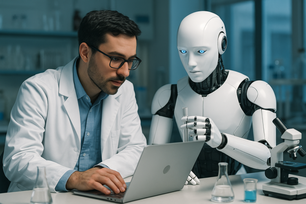 Recherche augmentée : plongée dans le quotidien des duos Homme-AGI en laboratoire scientifique (2026)