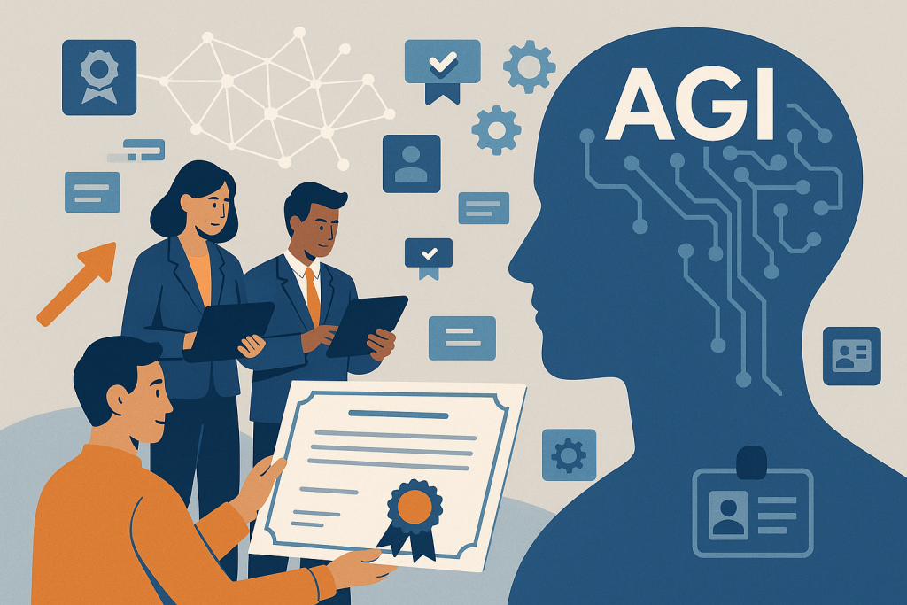 AGI : L'essor des micro-certifications pour piloter la Superintelligence – la nouvelle ruée des professionnels du numérique (juillet 2026)