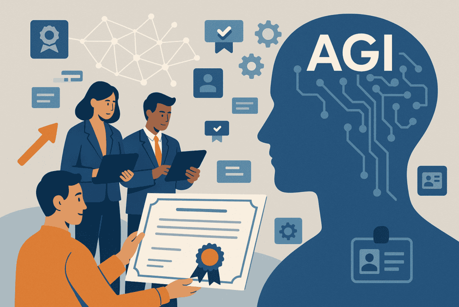 AGI : L'essor des micro-certifications pour piloter la Superintelligence – la nouvelle ruée des professionnels du numérique (juillet 2026)