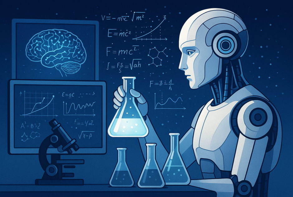 Superintelligence et Science Fondamentale : L'An 1 de la Recherche (presque) sans Humains ?