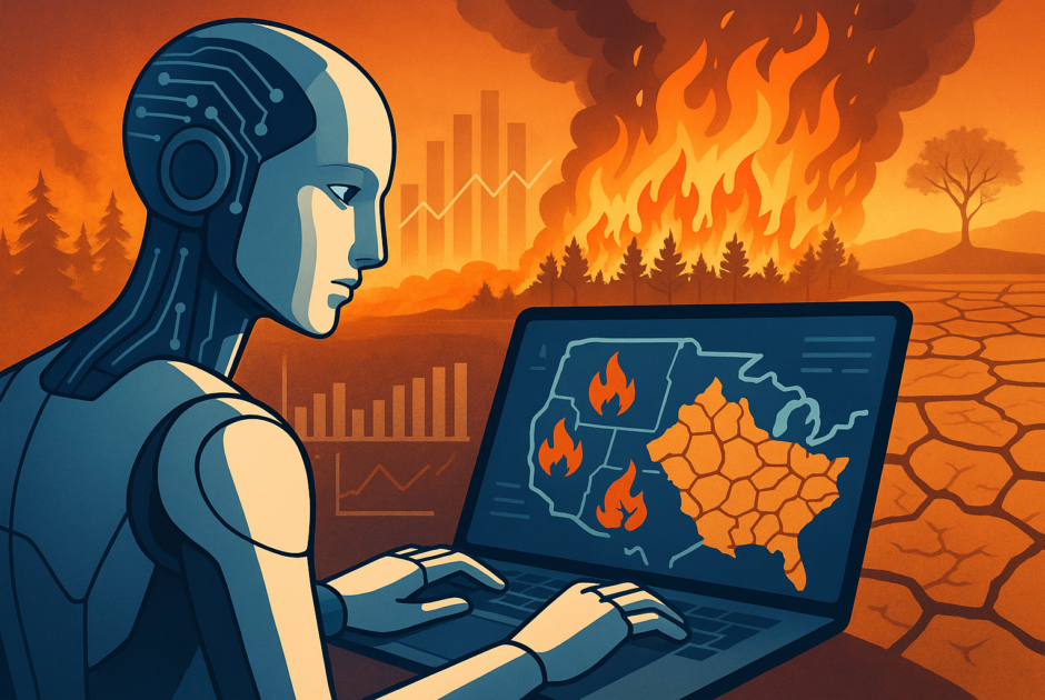 AGI sur le front climatique : les intelligences artificielles généralistes en première ligne face aux mégafeux et sécheresses de l'automne 2026