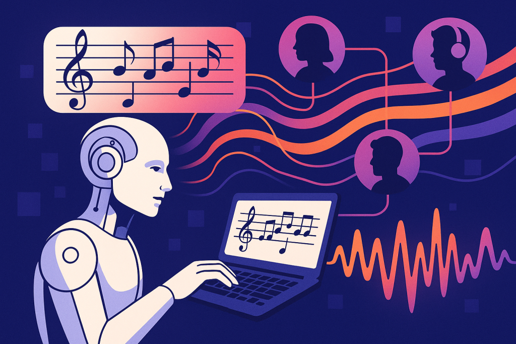 Quand l'AGI compose : Vers une révolution sonore générative et collaborative